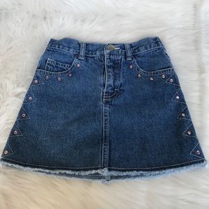 PRETTY YOUNG THING Blue Jean skirt sz 5